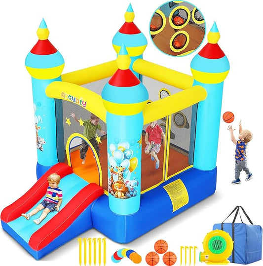 AKEYDIY Animal Theme Bounce House Review: The Ultimate Backyard Fun for Kids 3-6