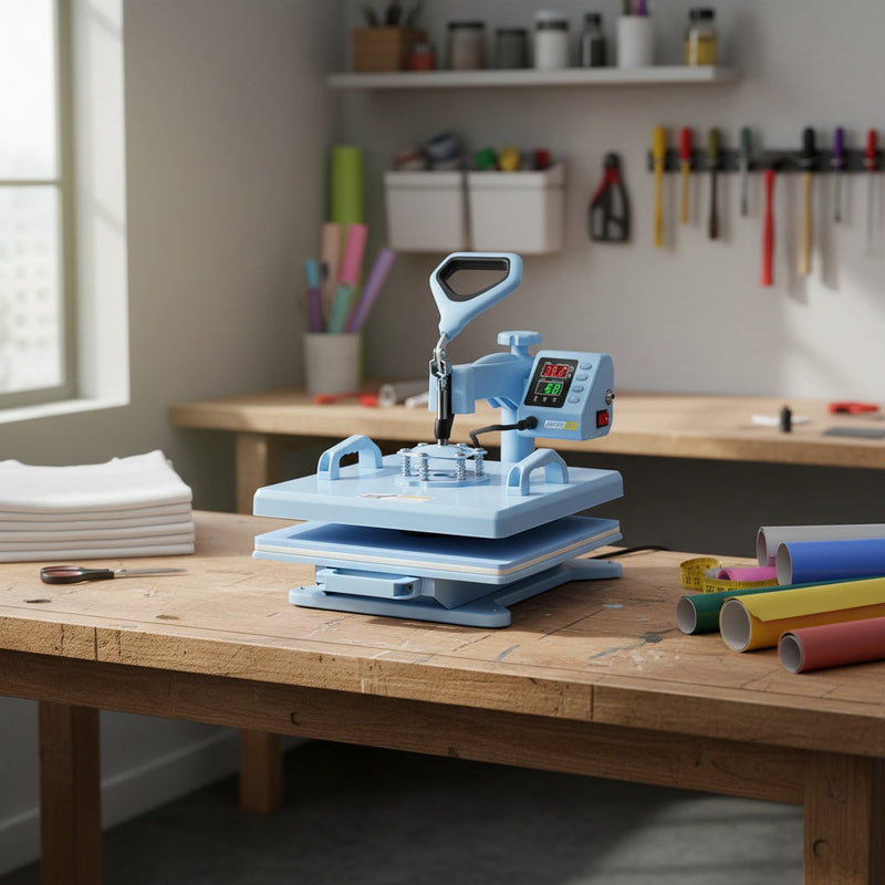 AKEYDIY Heat Press 15x15 inch 8 in 1