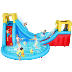 AKEYDIY Mega Slide N’ Go Inflatable Water Slide Park Akeydiy