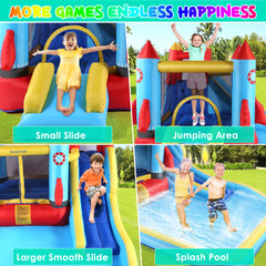 Akeydiy Bounce House Water Slide