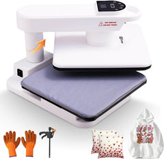 AKEYDIY New 15x15 Auto Heat Press Machine for T-Shirts