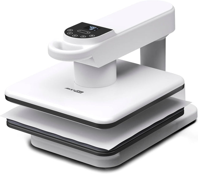 AKEYDIY New 15x15 Auto Heat Press Machine for T-Shirts