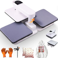 AKEYDIY New 15x15 Auto Heat Press Machine for T-Shirts