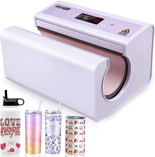 AKEYDIY Auto Tumbler Heat Press Machine30 OZ Tumbler Mug Heat Press Touch Screen - front view