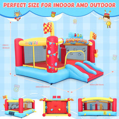 AKEYDIY Large Inflatable Obstacle Bounce House