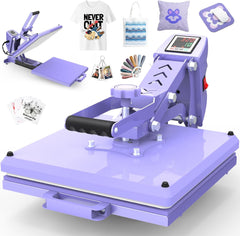 AKEYDIY 15" x 15" Slide Out Heat Press for T Shirts - Fast Heating for Sublimation Akeydiy