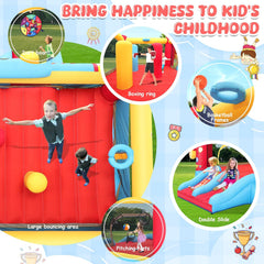 AKEYDIY Large Inflatable Obstacle Bounce House