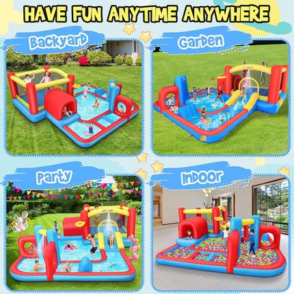 AKEYDIY Inflatable Water Slide for Kids 3-12