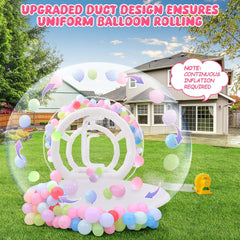 AKEYDIY Bubble Balloon House for Kids Adults 10FT Bubble House Dome Inflatable Akeydiy