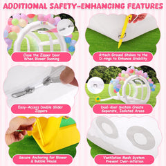 AKEYDIY Bubble Balloon House for Kids Adults 10FT Bubble House Dome Inflatable Akeydiy