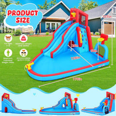AKEYDIY Bounce House Water Slide Park for Kids 3-10 Backyard Akeydiy