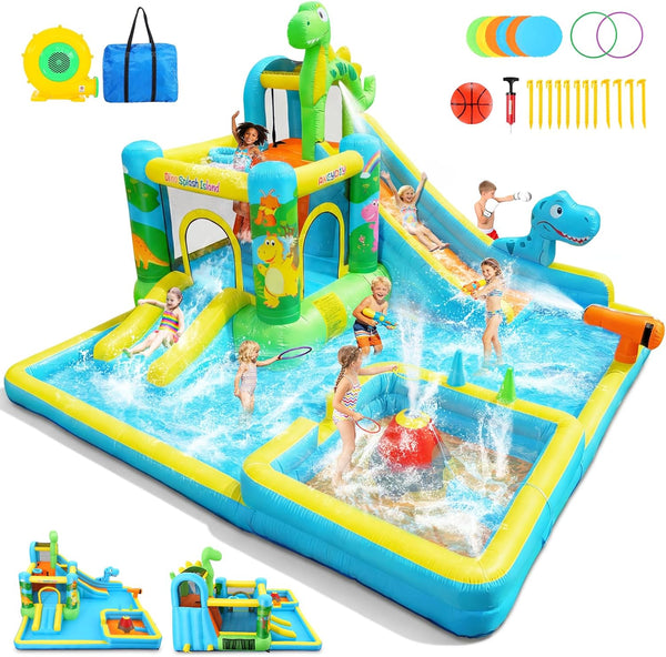 AKEYDIY Inflatable Water Slide Akeydiy