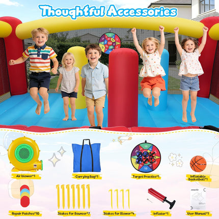 AKEYDIY Large Inflatable Bounce House for Kids