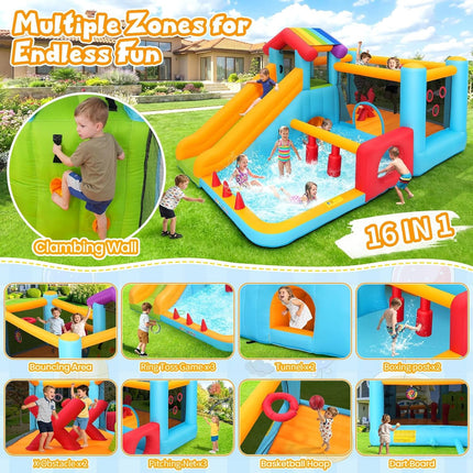AKEYDIY Bounce House, Inflatable Bounce House for Kids 3-12