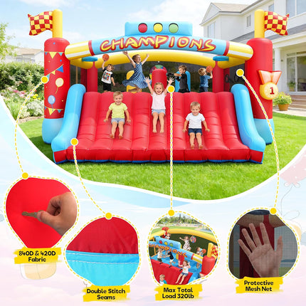 AKEYDIY Large Inflatable Bounce House for Kids