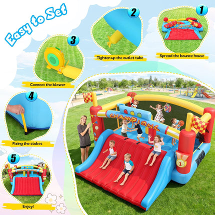 AKEYDIY Large Inflatable Bounce House for Kids