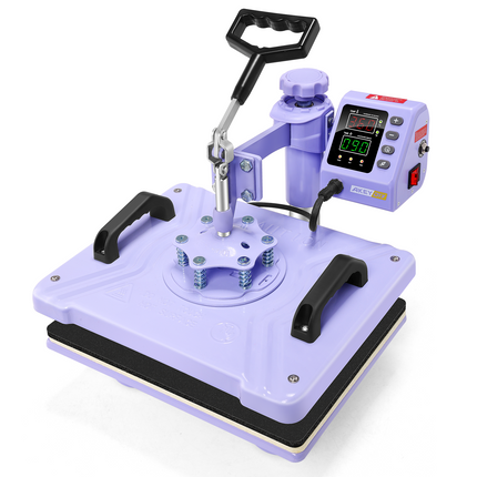 AKEYDIY Heat Press, 15x12 Shirt Press Machine with Cup/Plate/Cap Attachment