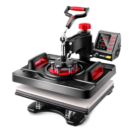 AKEYDIY 8 in 1 Heat Press Machine Professional Sublimation Machine 12" X 15" Swing