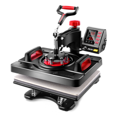AKEYDIY Upgraded 5 in 1 Heat Press Machine Digital Combo