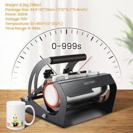 AKEYDIY Sublimation Tumblers Press Straight Skinny Tumbler Cup Akeydiy