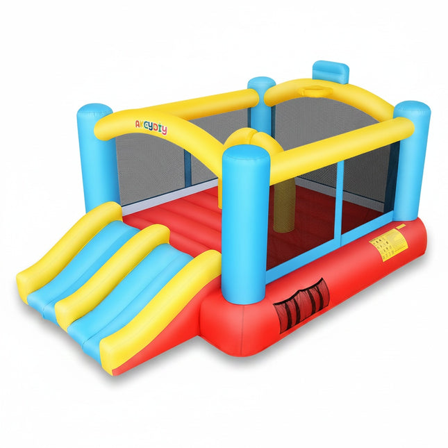 AKEYDIY Bounce House, Indoor Outdoor Inflatable Bouncer with Blower