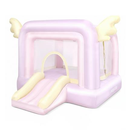 AKEYDIY Bounce House for Kids 3-12, Cotton Candy Inflatable Bouncy Castle with Wings