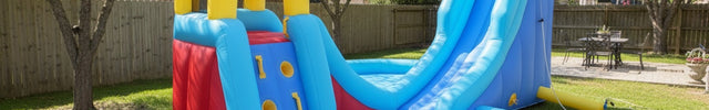 AKEYDIY Mega Slide N’ Go Inflatable Water Slide Park Akeydiy