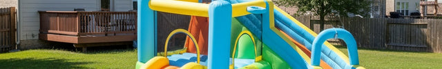 Big Water Slide for Kids 13-in-1 Waterslide Bounce House w/Blower Akeydiy