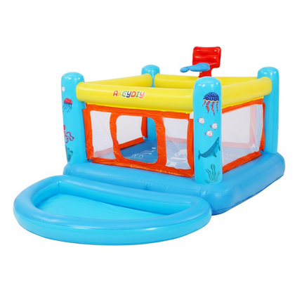 AKEYDIY Bounce House, PVC Inflatable Bounce House for Kids 3-6 | Indoor Outdoor Toddler Bouncy House