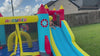 AKEYDIY Bounce House, Pastel Inflatable Bounce House with Slide - side angle